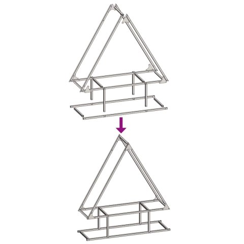 Stojak na drewno opałowe, antracyt, 80x25x90 cm Lumarko! Lumarko!
