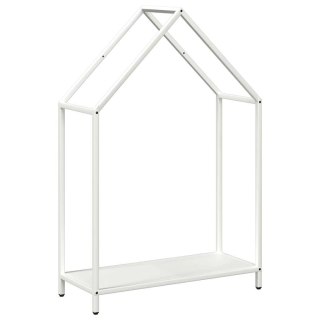 Stojak na drewno opałowe, biały, 60x25x90 cm Lumarko! Lumarko!