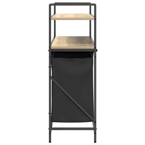 Kosz na pranie 3 przegrody z półkami, dąb sonoma Lumarko! Lumarko!