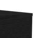 Stolik kawowy z oświetleniem LED, czarny dąb, 50x50x40 cm Lumarko! Lumarko!