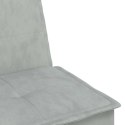 Sofa rozkładana L, jasnoszara, 255x140x70 cm, aksamit Lumarko! Lumarko!