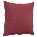 2-os. sofa z poduszkami, winna czerwień, 120 cm, sztuczna skóra Lumarko! Lumarko!