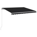 Ręcznie zwijana markiza z LED, 300 x 250 cm, antracytowa Lumarko! Lumarko!
