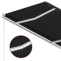 Ręcznie zwijana markiza z LED, 300 x 250 cm, antracytowa Lumarko! Lumarko!