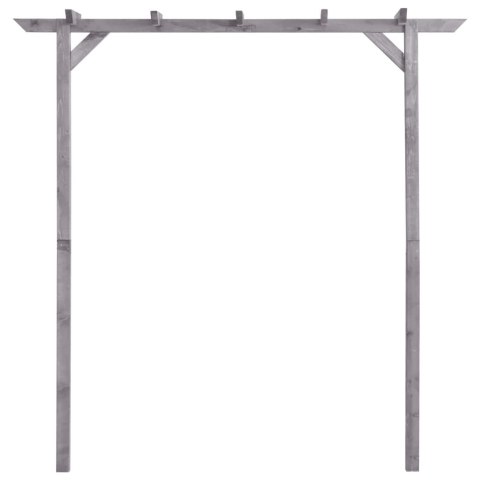 Pergola ogrodowa, szara, 200x40x205 cm, impregnowana sosna Lumarko! Lumarko!