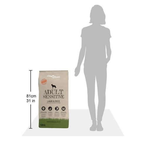 Sucha karma dla psów, Adult Sensitive Lamb & Rice, 15 kg Lumarko! Lumarko!