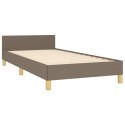 Rama łóżka bez materaca Taupe 80x200 cm Tkanina Lumarko! Lumarko!
