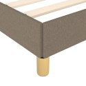Rama łóżka bez materaca Taupe 80x200 cm Tkanina Lumarko! Lumarko!