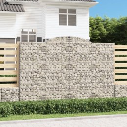 Kosze gabionowe, 7 szt, 300x50x200/220 cm, galwanizowane żelazo Lumarko! Lumarko!
