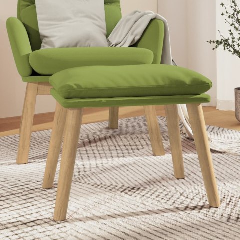 Podnóżek, jasnozielony, 45x29,5x35 cm, tapicerowany aksamitem Lumarko! Lumarko!
