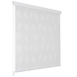 Roleta prysznicowa 120 x 240 cm, wzór w rozgwiazdy Lumarko! Lumarko!