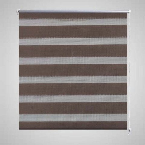 Roleta w pasy (80 x 175 cm) kawa Lumarko! Lumarko!