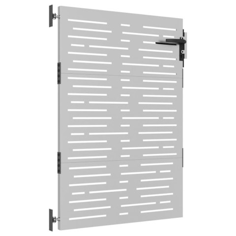 Furtka ogrodowa, 85x150 cm, stal kortenowska, motyw prostokątów Lumarko! Lumarko!