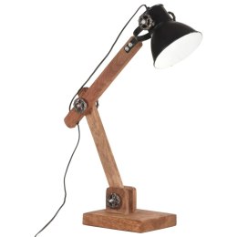 Industrialna lampa stołowa, czarna, okrągła, 58x18x90 cm, E27 Lumarko! Lumarko!
