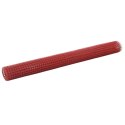 Ogrodzenie z siatki, stal i PVC, 25x1,5 m, czerwone Lumarko! Lumarko!