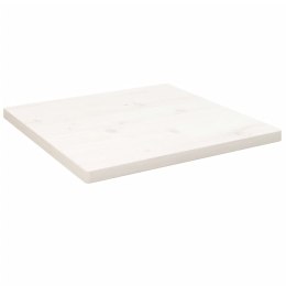 Blat stołu, biały, 40x40x2,5cm, lite drewno sosnowe, kwadratowy Lumarko! Lumarko!