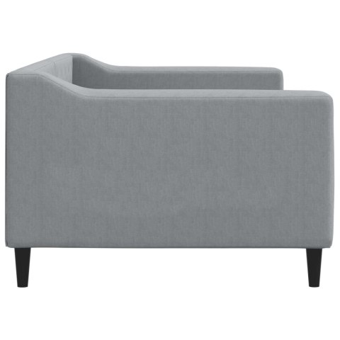 Sofa z funkcją spania, jasnoszara, 90x200 cm, obita tkaniną Lumarko! Lumarko!