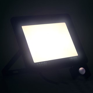 Reflektor LED z czujnikiem, 100 W, zimne białe światło Lumarko! Lumarko!