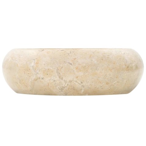 Umywalka, 40 x 12 cm, marmurowa, kremowa Lumarko! Lumarko!