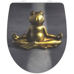 SCHÜTTE Deska sedesowa wolnoopadająca, wysoki połysk RELAXING FROG Lumarko! Lumarko!