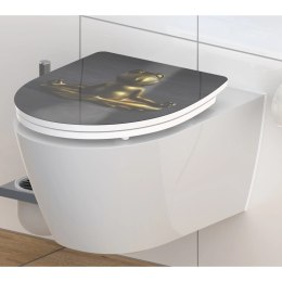 SCHÜTTE Deska sedesowa wolnoopadająca, wysoki połysk RELAXING FROG Lumarko! Lumarko!