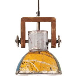 Industrialna lampa wisząca, 25 W, kolorowa, okrągła, 19 cm, E27 Lumarko! Lumarko!