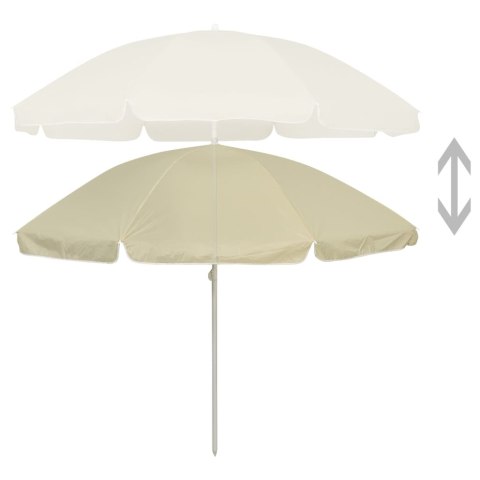 Parasol plażowy, piaskowy żółty, 240 cm Lumarko! Lumarko!