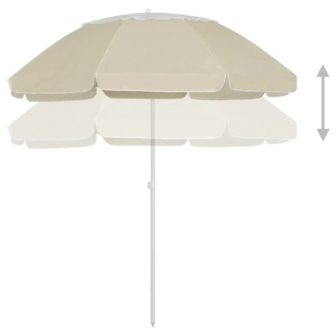 Parasol plażowy, piaskowy żółty, 300 cm Lumarko! Lumarko!