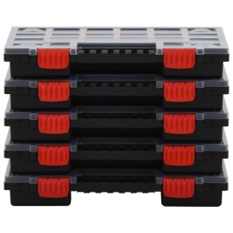 Pudełka asortymentowe, 5 szt., 34,5x25x5 cm polipropylen Lumarko! Lumarko!
