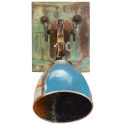 Lampa ścienna w industrialnym stylu, kolorowa, okrągła, E27 Lumarko! Lumarko!