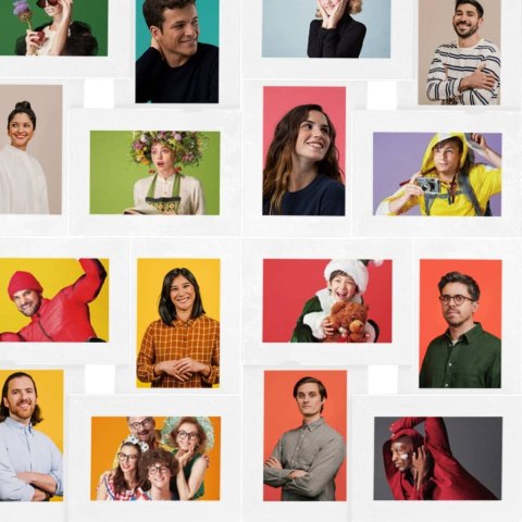 Ramka na 24 zdjęcia 10x15 cm, biała, MDF Lumarko! Lumarko!