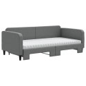 Sofa rozsuwana z materacami, ciemnoszara, 100x200 cm, tkanina Lumarko! Lumarko!