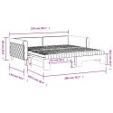 Sofa rozsuwana z materacami, ciemnozielona, 100x200 cm, aksamit Lumarko! Lumarko!