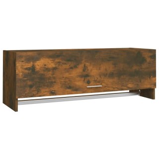 VidaXL Szafka, przydymiony dąb 100x32,5x35 cm, materiał drewnopochodny