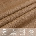 Żagiel przeciwsłoneczny, 160 g/m², kolor taupe, 4x5x6,8 m, HDPE Lumarko! Lumarko!