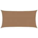 Żagiel przeciwsłoneczny, 160 g/m², kolor taupe, 4x7 m, HDPE Lumarko! Lumarko!