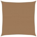 Żagiel przeciwsłoneczny, 160 g/m², kolor taupe, 6x6 m, HDPE Lumarko! Lumarko!