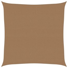 Żagiel przeciwsłoneczny, 160 g/m², kolor taupe, 6x6 m, HDPE Lumarko! Lumarko!