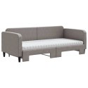 Sofa rozsuwana z materacami, kolor taupe, 90x200 cm, tkanina Lumarko! Lumarko!
