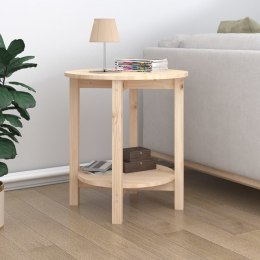 Stolik kawowy, Ø 55x60 cm, lite drewno sosnowe Lumarko! Lumarko!