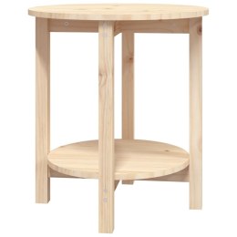 Stolik kawowy, Ø 55x60 cm, lite drewno sosnowe Lumarko! Lumarko!