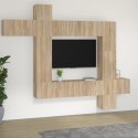 Zestaw 9 szafek TV, dąb sonoma, materiał drewnopochodny Lumarko! Lumarko!