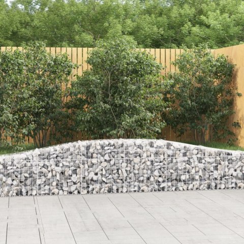 Kosze gabionowe, 20 szt, 400x30x40/60 cm, galwanizowane żelazo Lumarko! Lumarko!