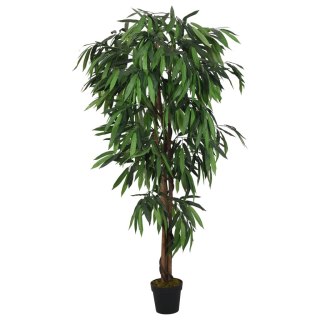 Sztuczne drzewko mango, 1050 liści, 200 cm, zielone Lumarko! Lumarko!