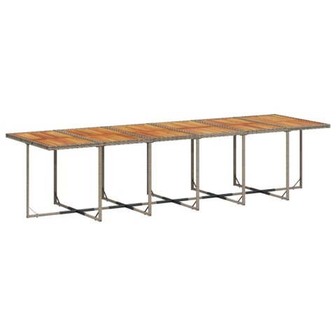 17-cz. zestaw mebli ogrodowych z poduszkami, szary, rattan PE Lumarko! Lumarko!