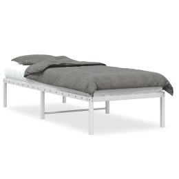 Metalowa rama łóżka, biała, 75x190 cm Lumarko! Lumarko!