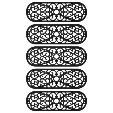 Nakładki na schody, 5 szt., 25x75 cm, gumowe Lumarko! Lumarko!