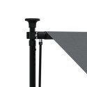 Markiza zwijana, antracytowa, 350x150 cm, tkanina i stal Lumarko! Lumarko!