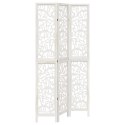 Parawan pokojowy, 3-panelowy, biały, lite drewno paulowni Lumarko! Lumarko!