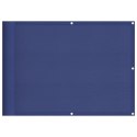 Parawan balkonowy, niebieski, 75x700 cm, 100% poliester Oxford Lumarko! Lumarko!